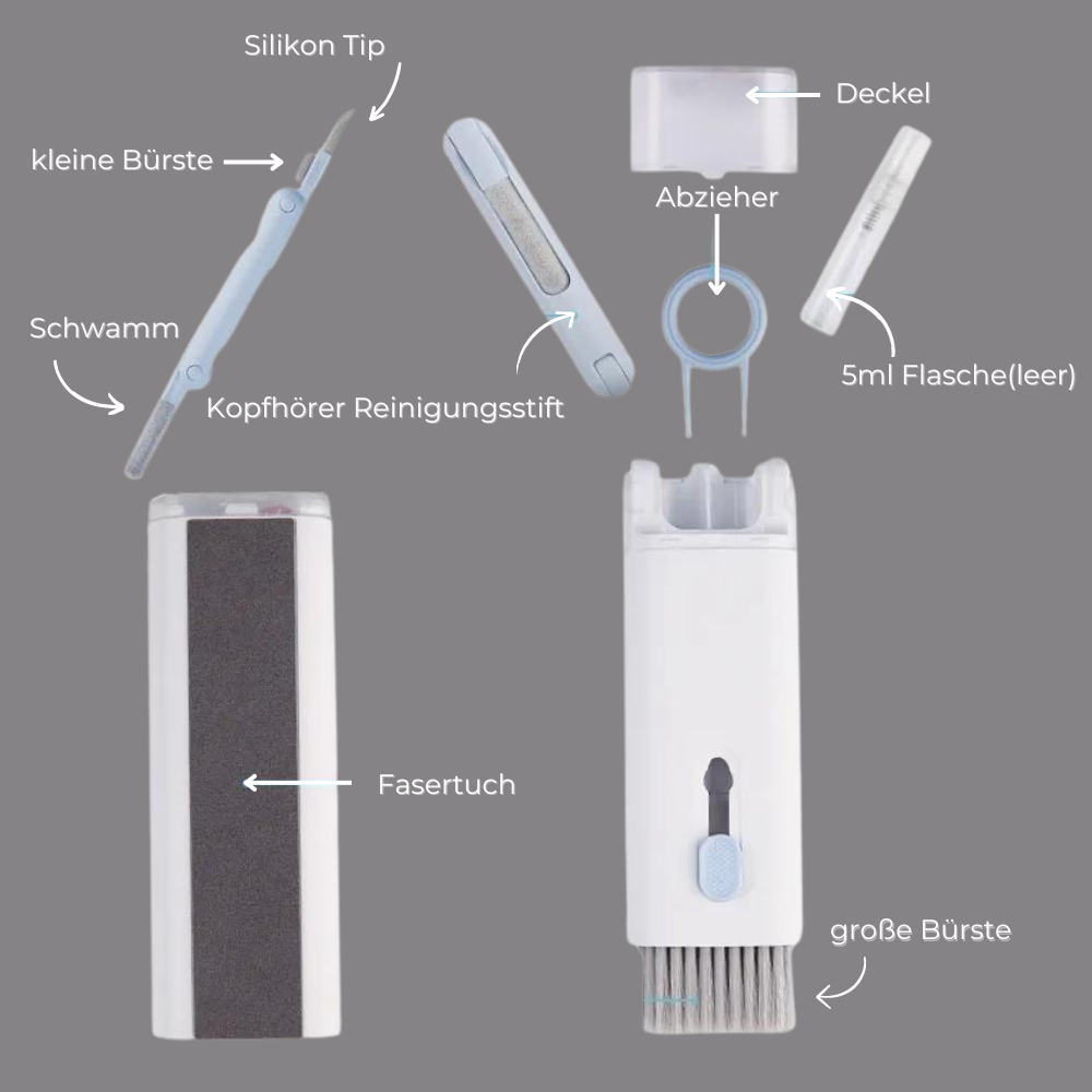 CleanTech 7-in-1 - Das Reinigungskit